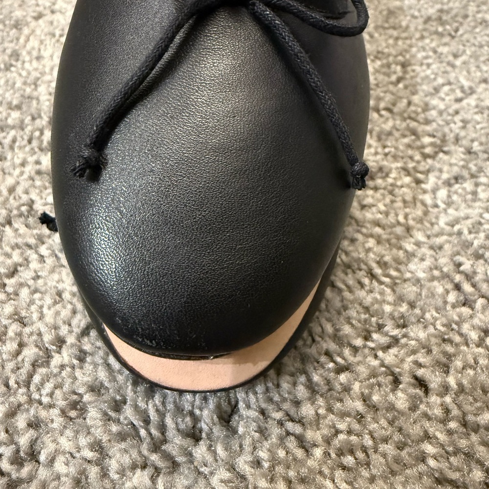 Loeffler Randall Leonie Black Leather Ballet Flat - Picture 4 of 7